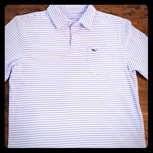 Boys Vineyard Vines Pima Cotton Striped Polo